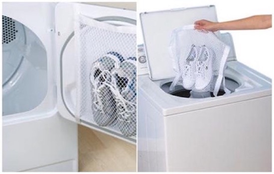 Bolsa para lavar zapatillas deportivas en la lavadora White