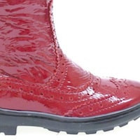 Bota caña alta niña piel charol roja Chabel 33152 Outlet foto 7