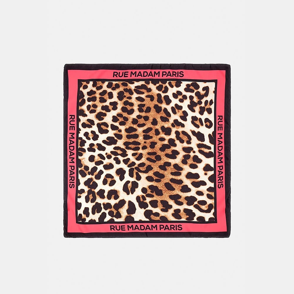 Rue Madam Paris Foulard Animal Print Carre Paris Ted