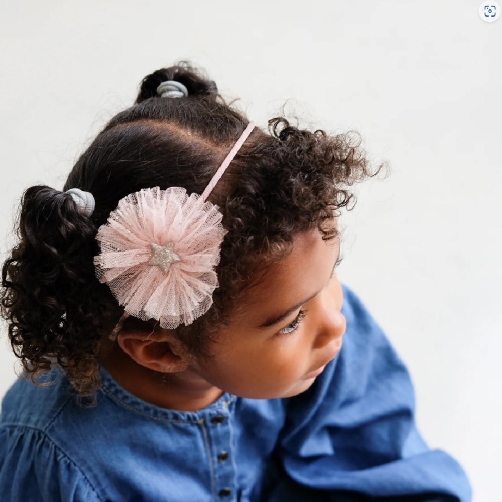 Diadema con flor de tul para niña Mimi&Lula - Elegancia y dulzura en cada detalle foto 2