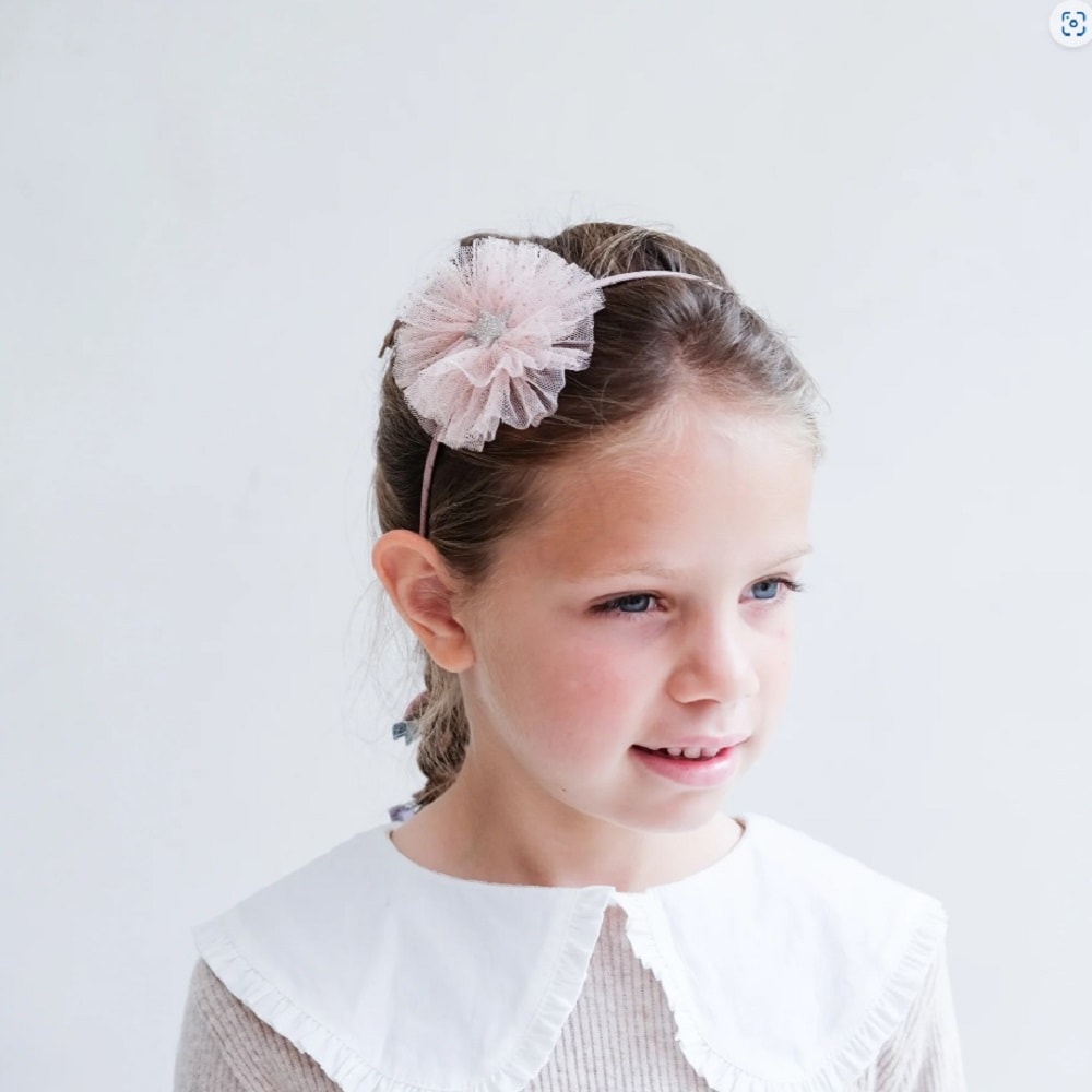 Diadema con flor de tul para niña Mimi&Lula - Elegancia y dulzura en cada detalle foto 3