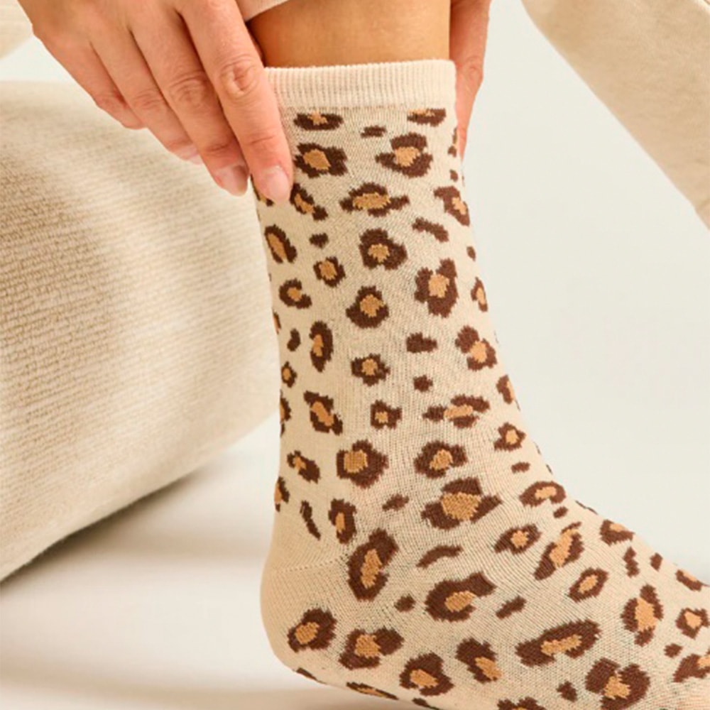 Calcetines Mujer M.Moustache - Pack de 3 Diseños con Estilo Leopardo foto 3