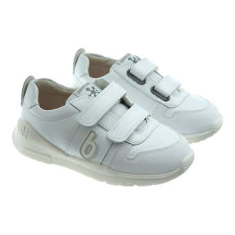 Zapatillas Biomecanics Niño Blancas Velcro 231005