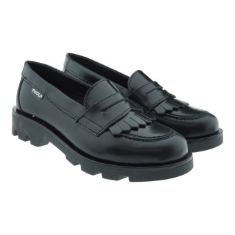 Mocasines Colegio Negros Flecos Pablosky 854113