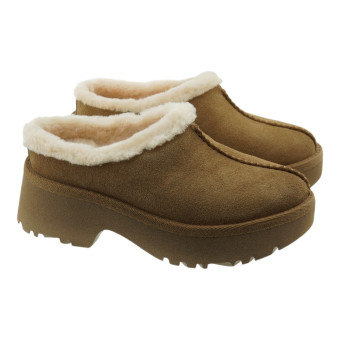 Ugg Zuecos Plataforma Forro Lana New Heigts Cozy