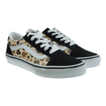 Zapatillas Piel Vans Old Skool Leopardo Cordones