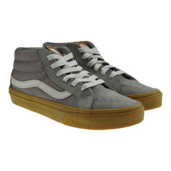 Botas Vans Grises Sk8-Mid Reissue Cordones