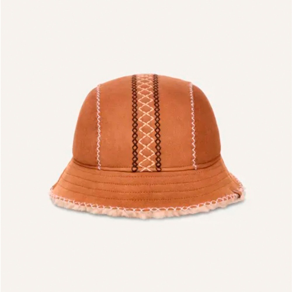 Gorro Ugg Bordados Cuero Piel Oveja W Atherson Embroidered