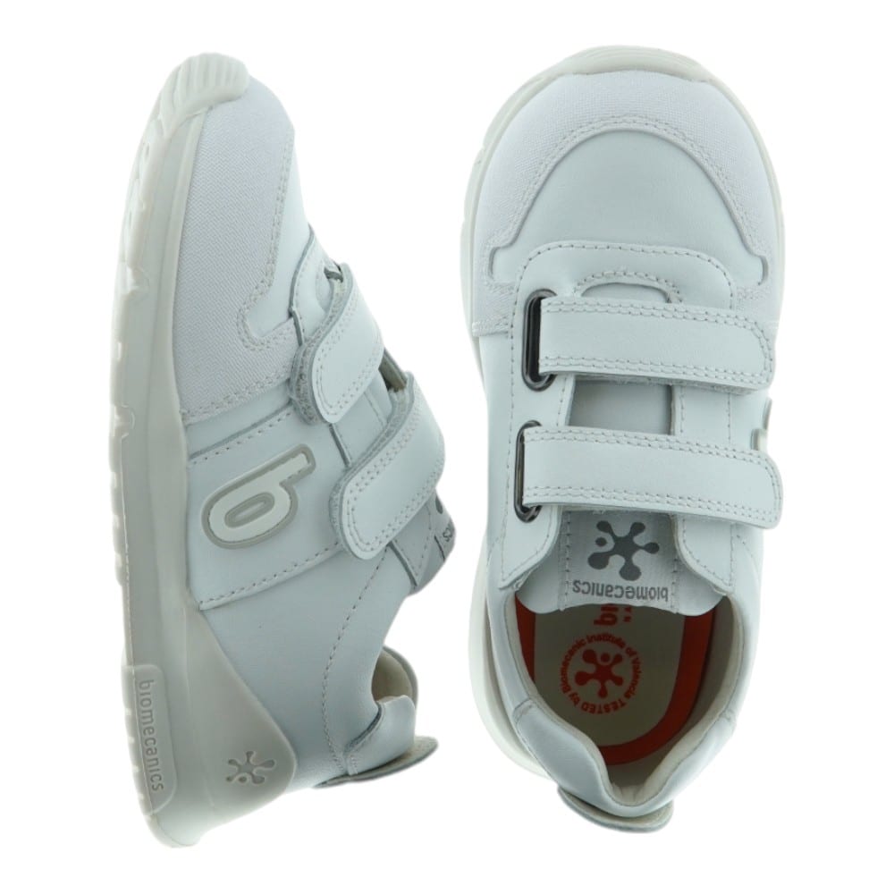 Zapatillas Biomecanics Blanco para Niño con Velcro | Confort y Estilo | Carrile foto 2