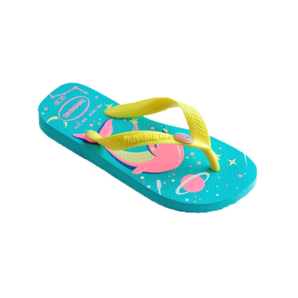 Chanclas ni?a dibujos Havaianas 4103405 Azul cielo y rosa