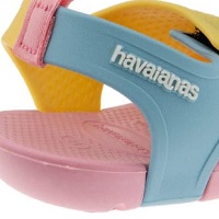 Chanclas Niña Havaianas Multi Amarillo y Rosa foto 5