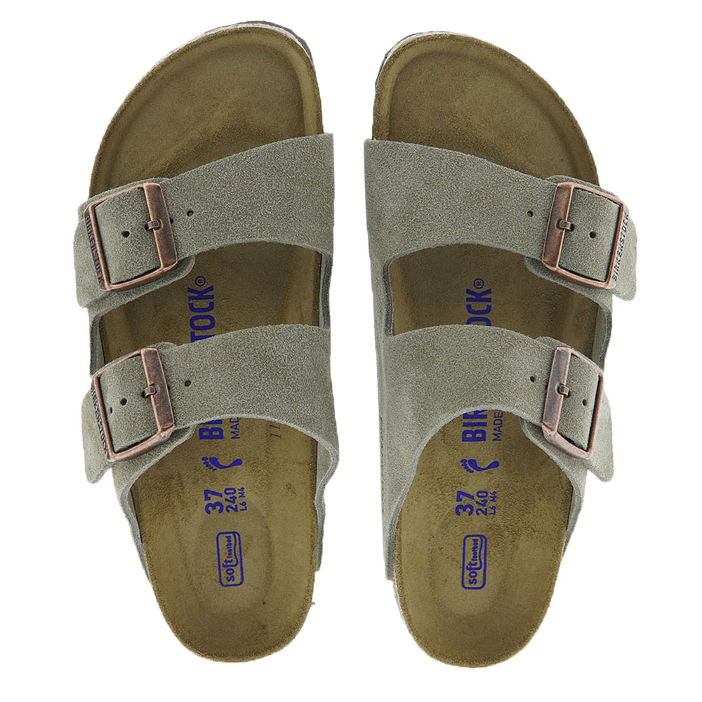 Sandalias planas dos hebillas Birkenstock Arizona Sfb foto 2