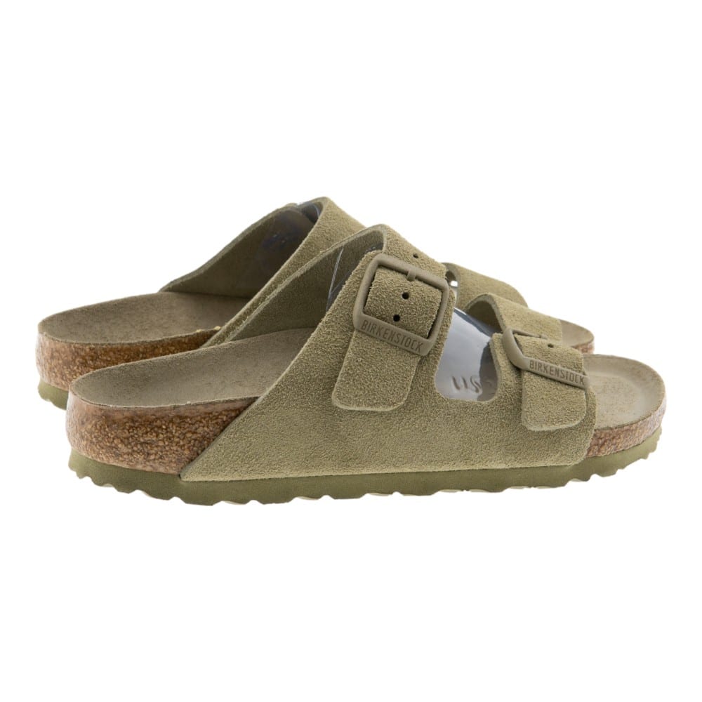 Sandalias Birkenstock Arizona de Ante Kaki Unisex | Carrile foto 4