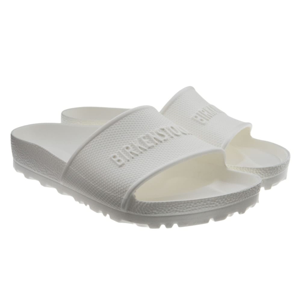 Sandalias Birkenstock Barbados Blancas Mujer y Hombre Piscina