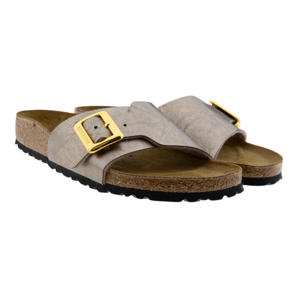 Sandalias planas mujer hebilla Birkenstock Catalina Cushio