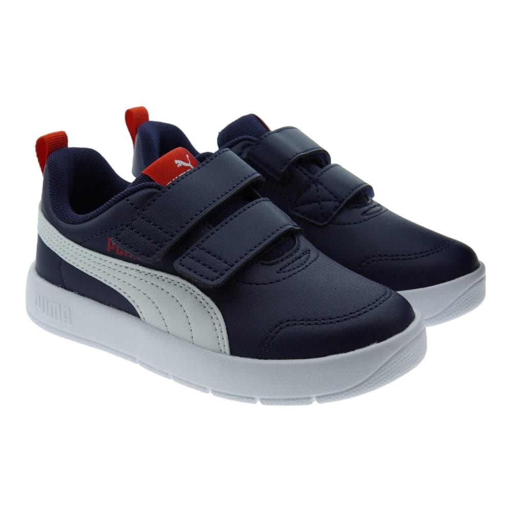 Zapatillas Puma Azules Velcro Courtflex V3