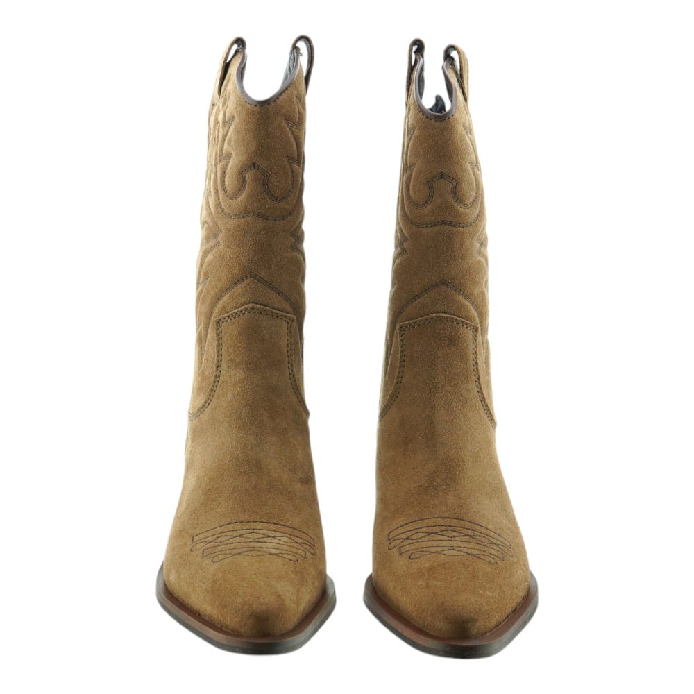 Compra Botas Camperas Vexed Mujer en Ante Taupe | Estilo Western en Carrile foto 2