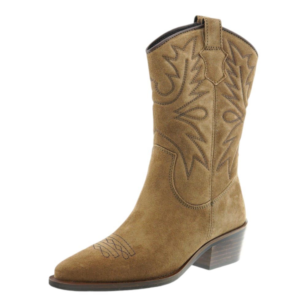 Compra Botas Camperas Vexed Mujer en Ante Taupe | Estilo Western en Carrile foto 3