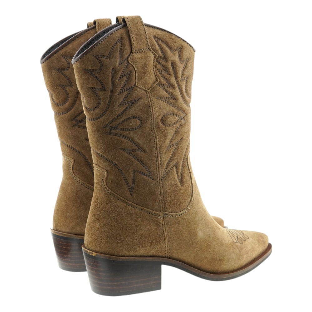 Compra Botas Camperas Vexed Mujer en Ante Taupe | Estilo Western en Carrile foto 4