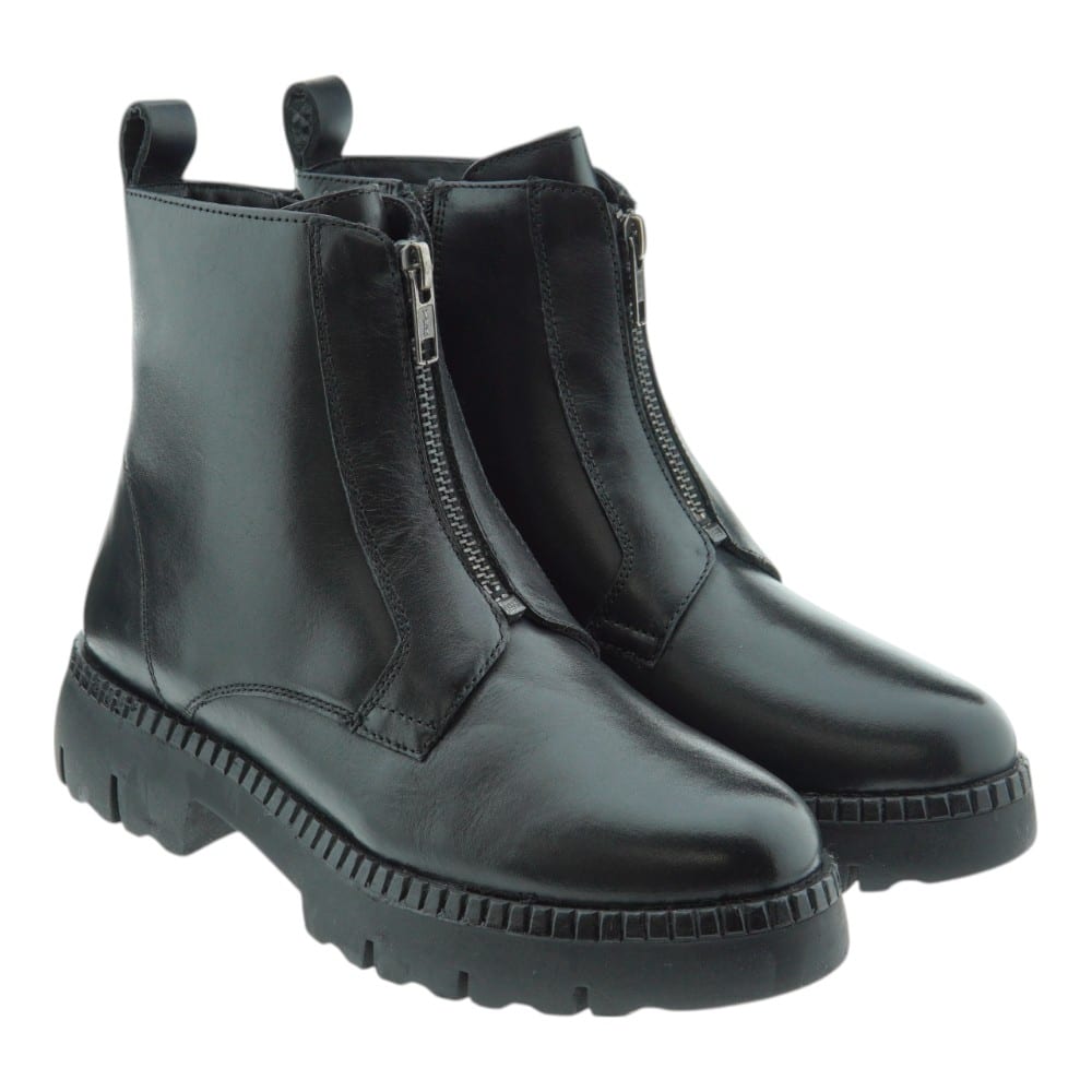 Botas Negras Militares Mujer Cafenoir EB1167