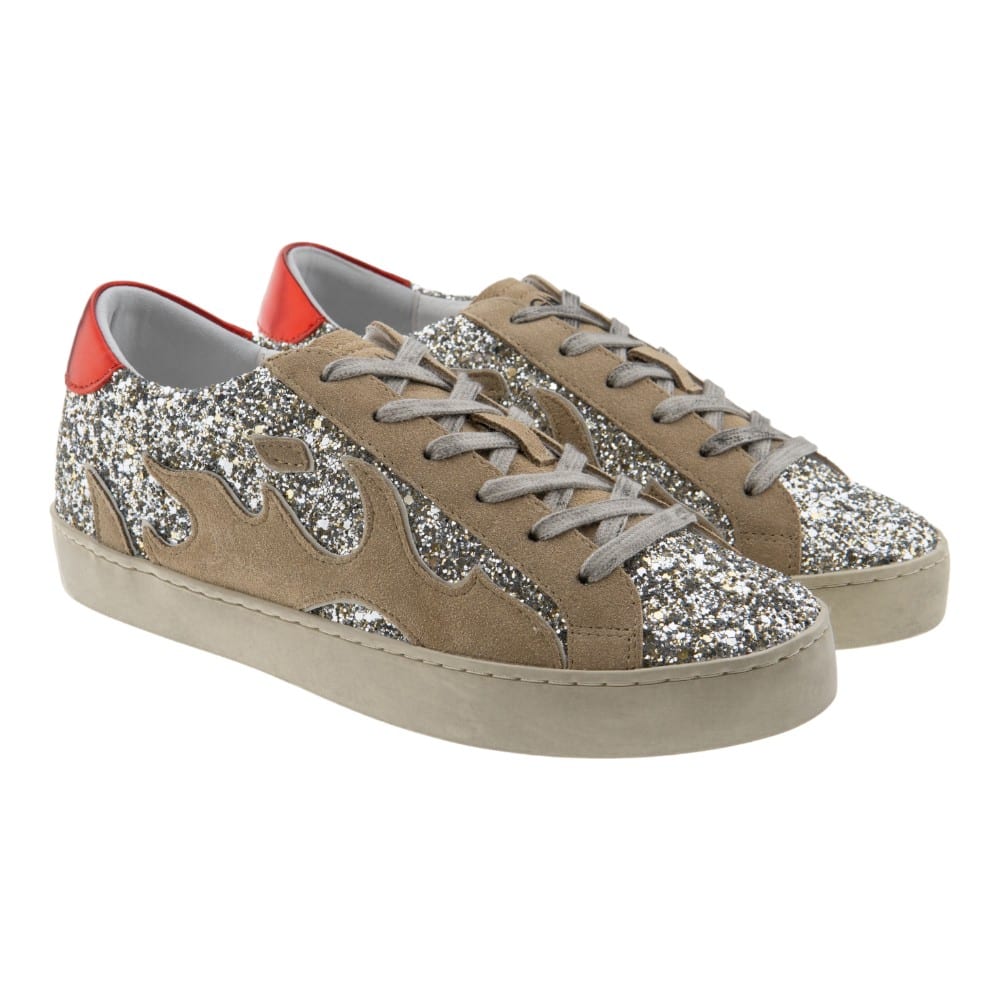 Zapatillas Gamin Glitter Dorado Bibilou 050019GM