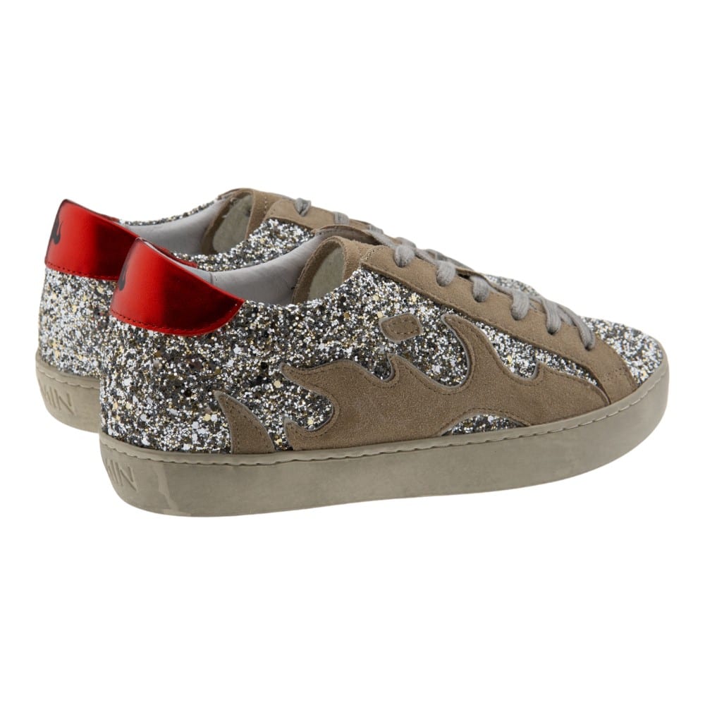 Zapatillas Glitter Dorado Bibilou Gamin Mujer | Carrile foto 4