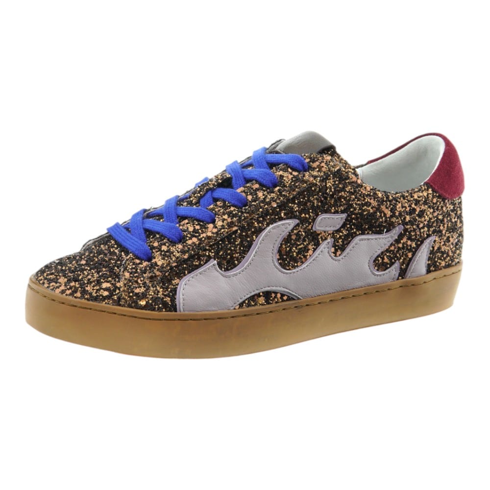 Zapatillas Gamin Bibilou con Glitter Multicolor para Mujer - Estilo y Comodidad foto 3