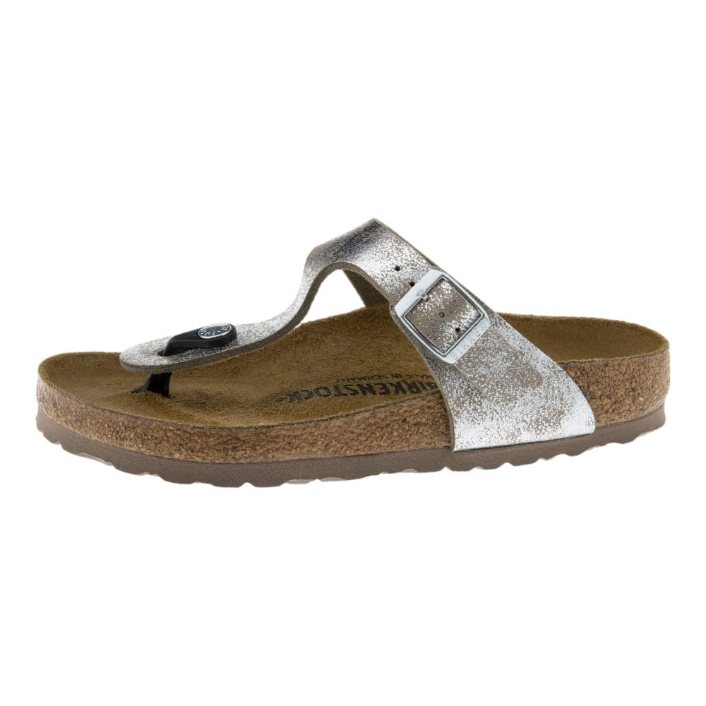 Sandalias Birkenstock Gizeh Plata Brillante para Mujer | Carrile foto 3