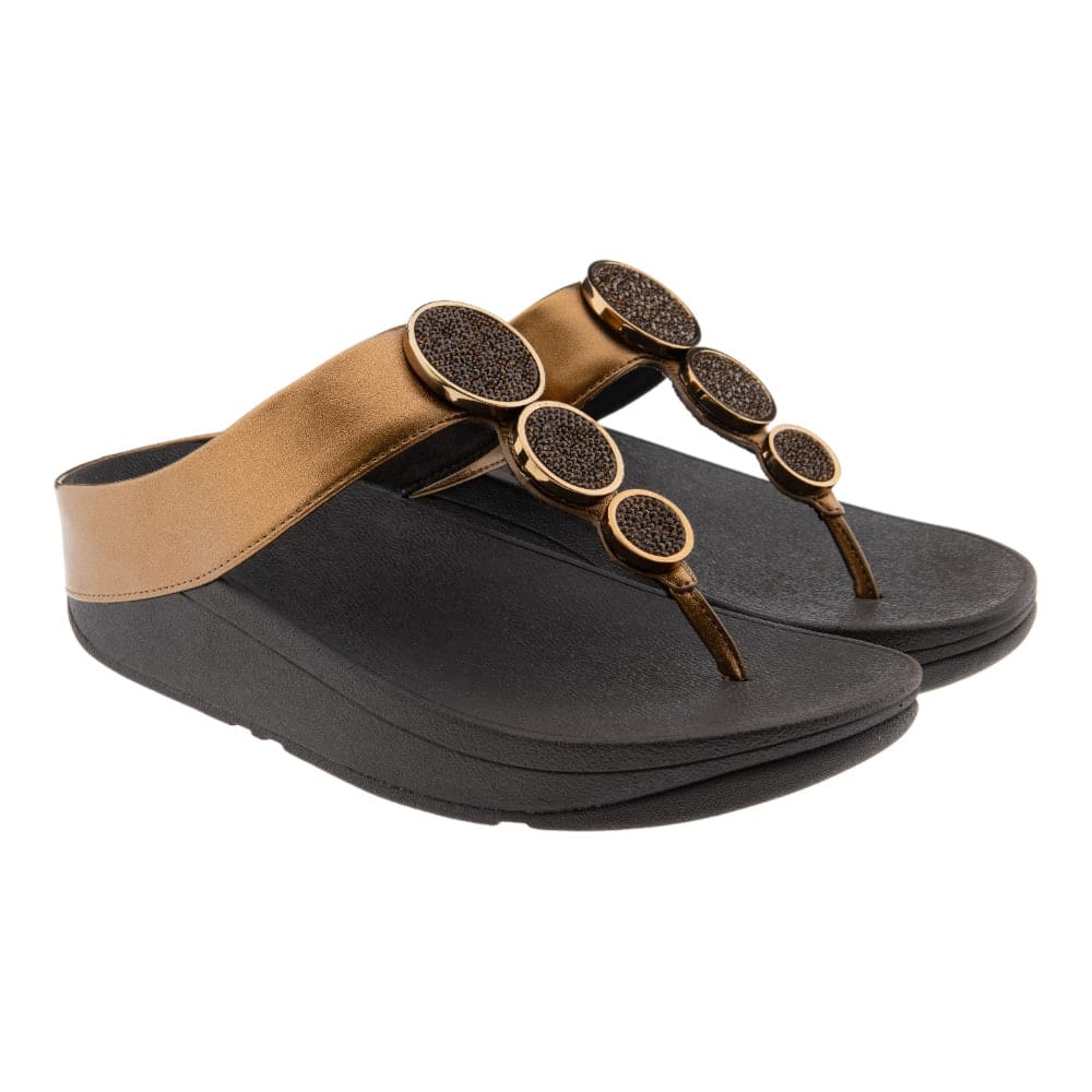 Sandalias FitFlop Brillantes Anatómicas Hago Bead-Circle