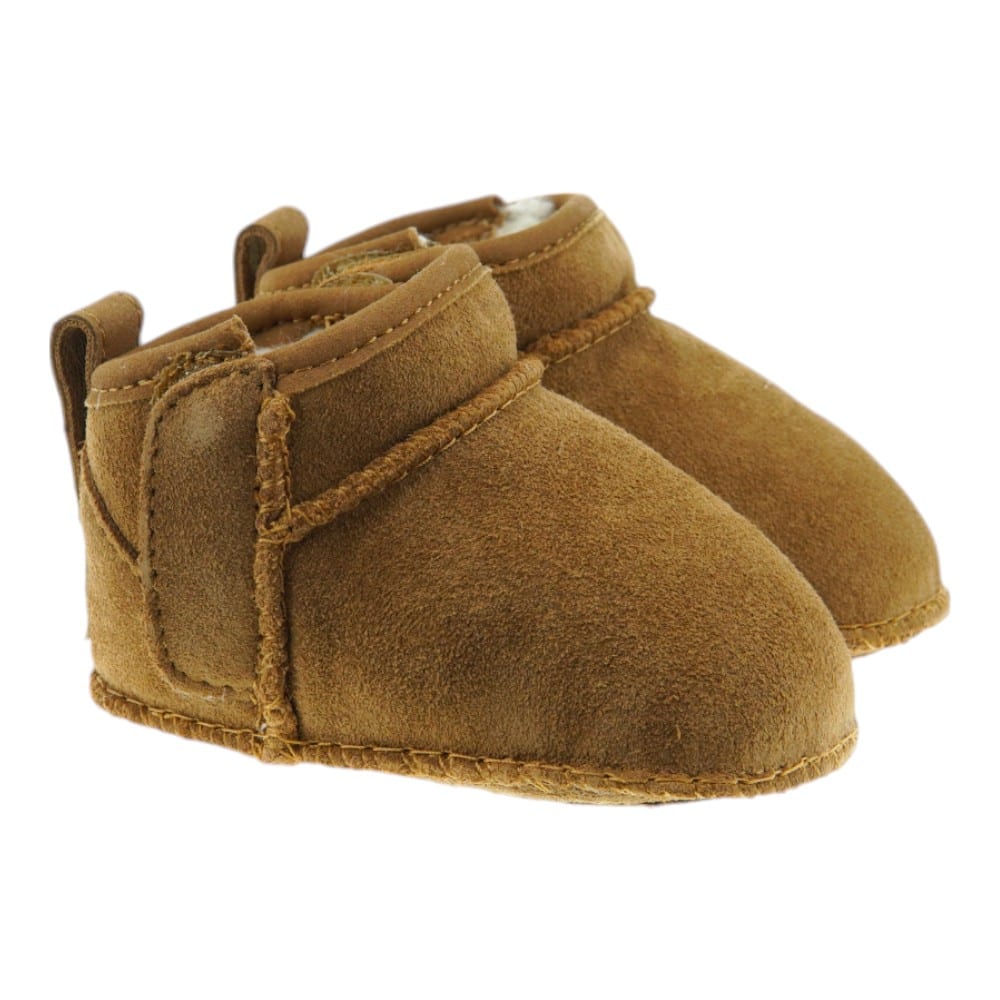 Botas Bebé Ugg Ante Cuero Velcro I Baby Classic