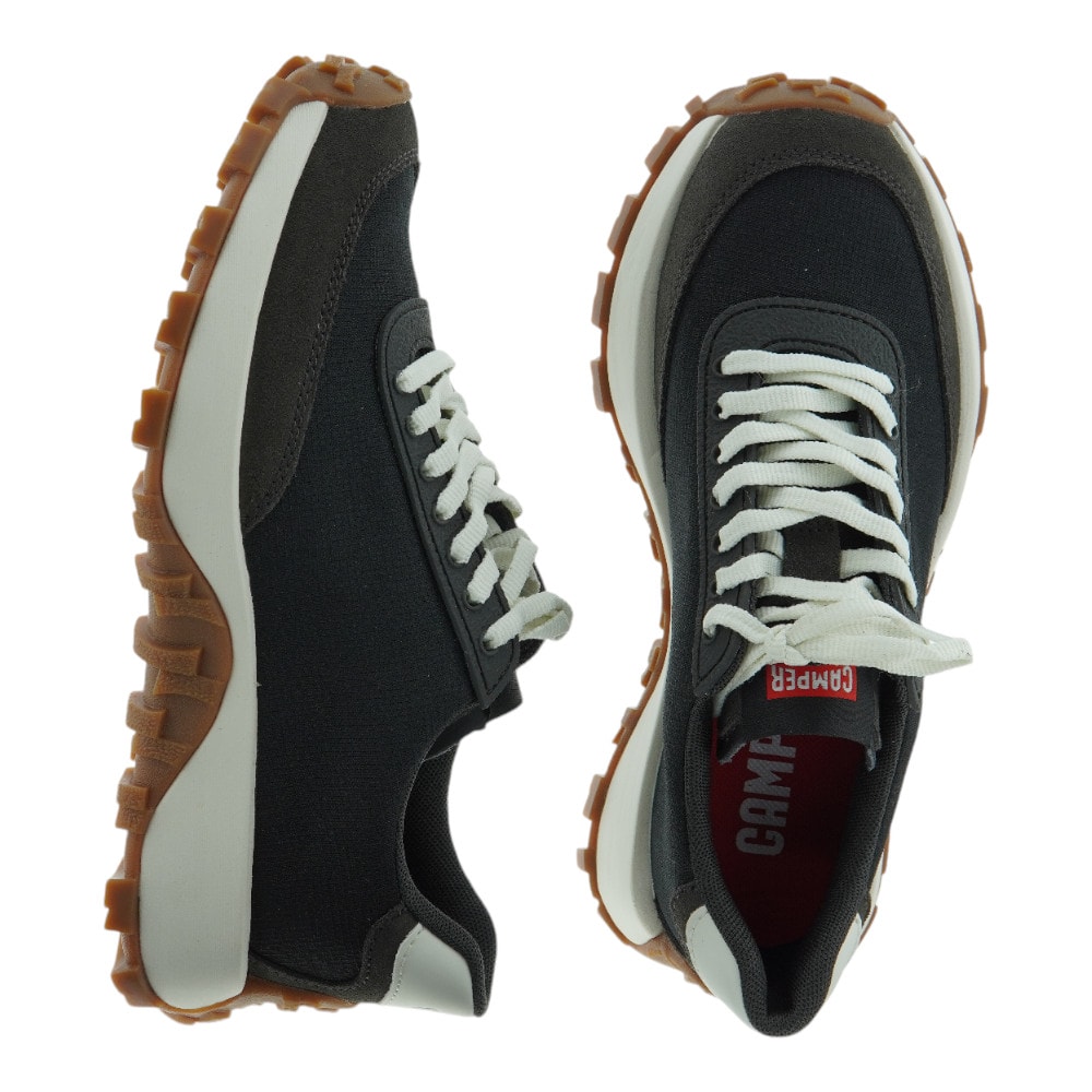 Zapatillas mujer Camper Dritf Trail negras con suela robusta y diseño casual foto 2