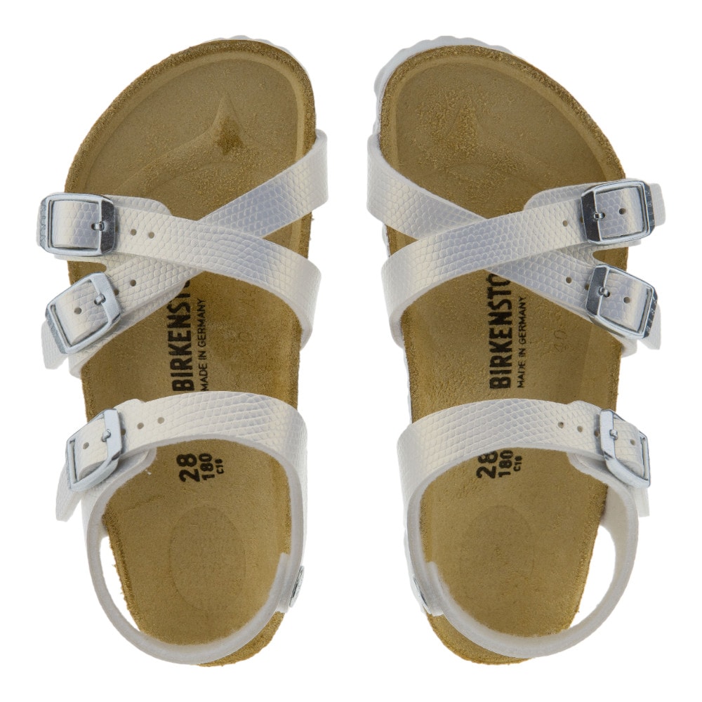 Sandalias Niña Birkenstock Kumba Blanca | Carrile foto 2