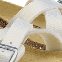 Sandalias Niña Birkenstock Kumba Blanca | Carrile foto 5