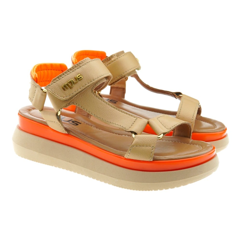 Sandalias plataforma Mjus tiras cruzadas L17003