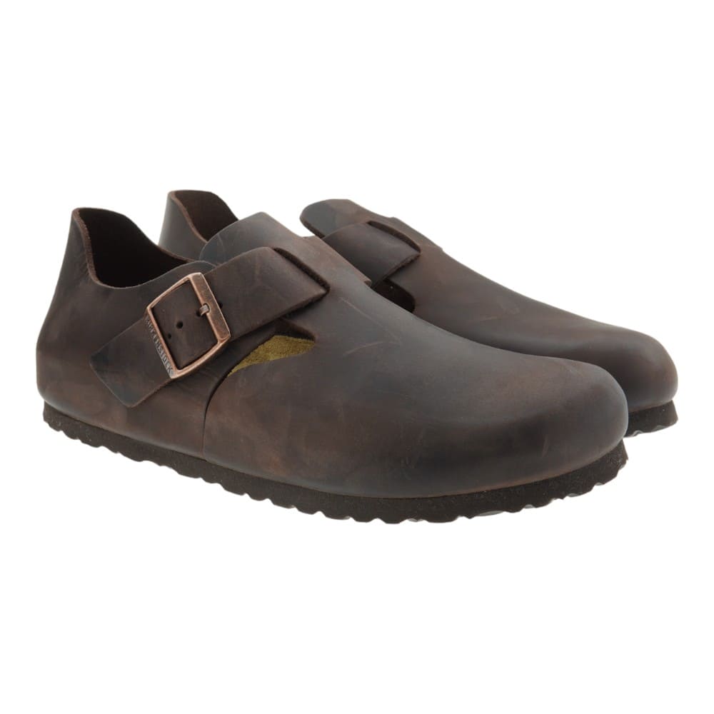 Zuecos Marrones Hombre Birkenstock Cerrados London Oiled