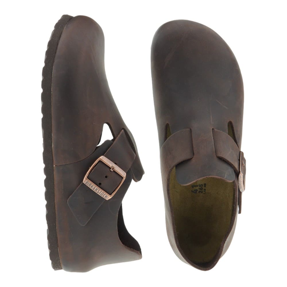 Zuecos Hombre Birkenstock London Oiled Marrón | Carrile foto 2