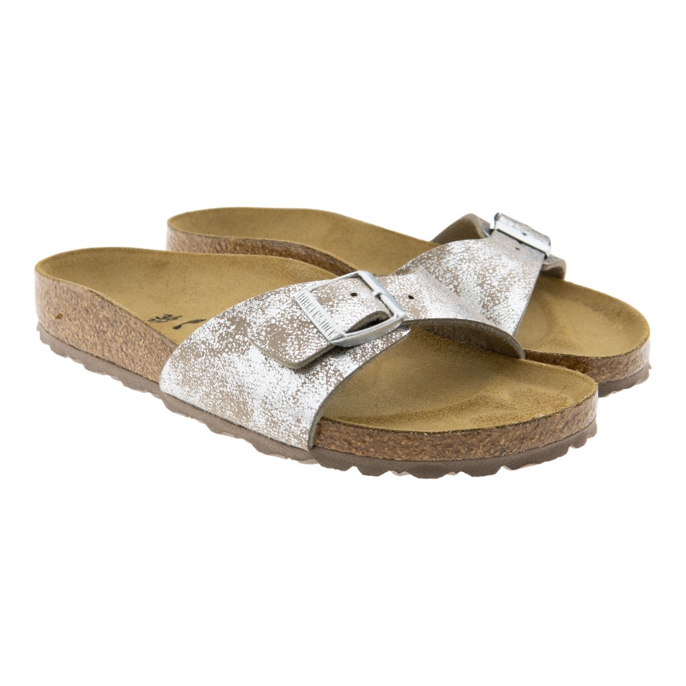 Sandalias Plateadas Mujer Birkenstock Madrid SYN