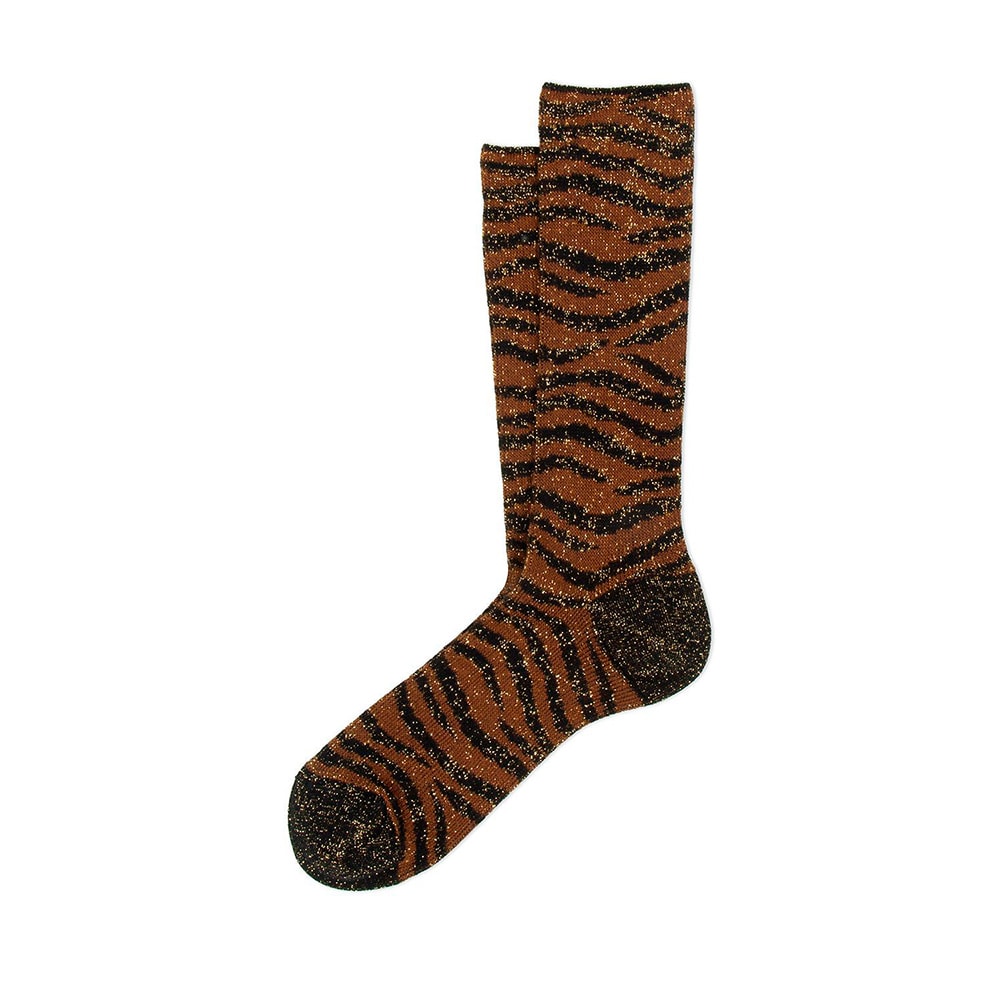 Calcetines Mujer Ant45 Animal Print Marrón Malden