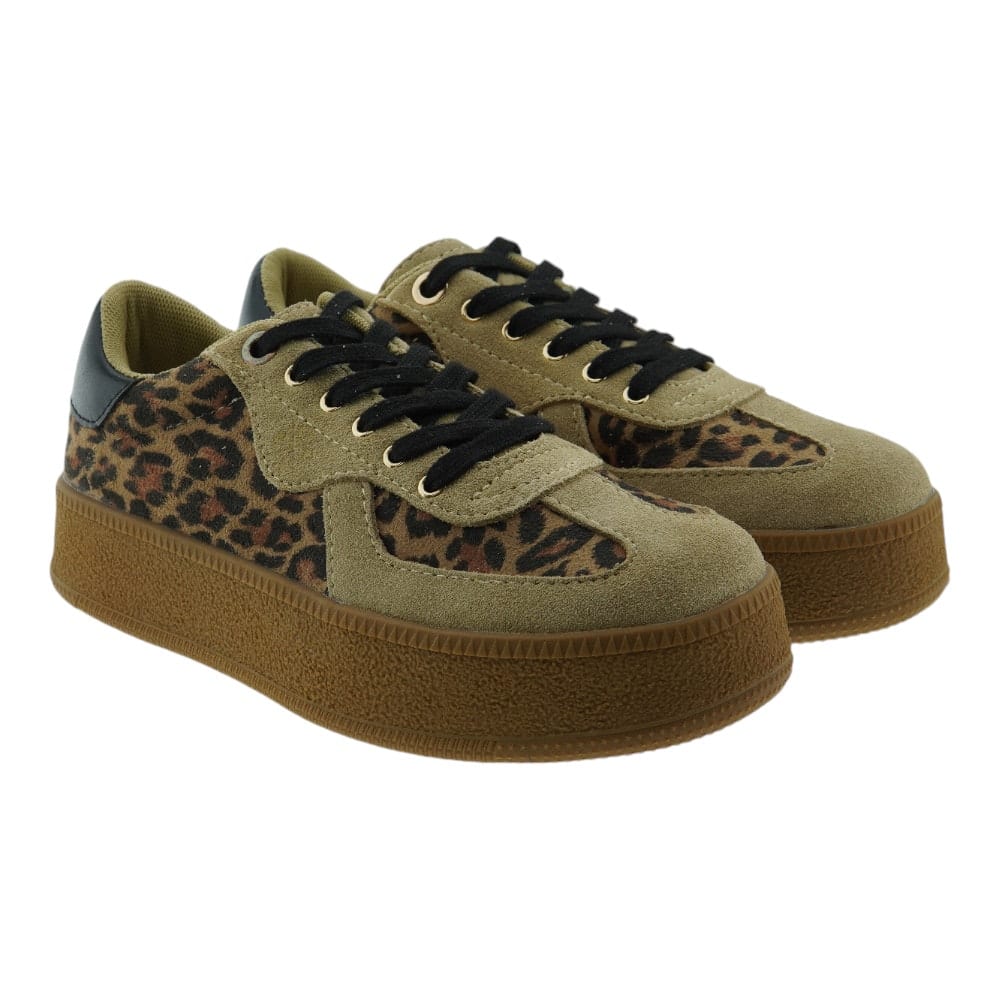 Sneakers Casual Mujer Popa Animal Print Noble