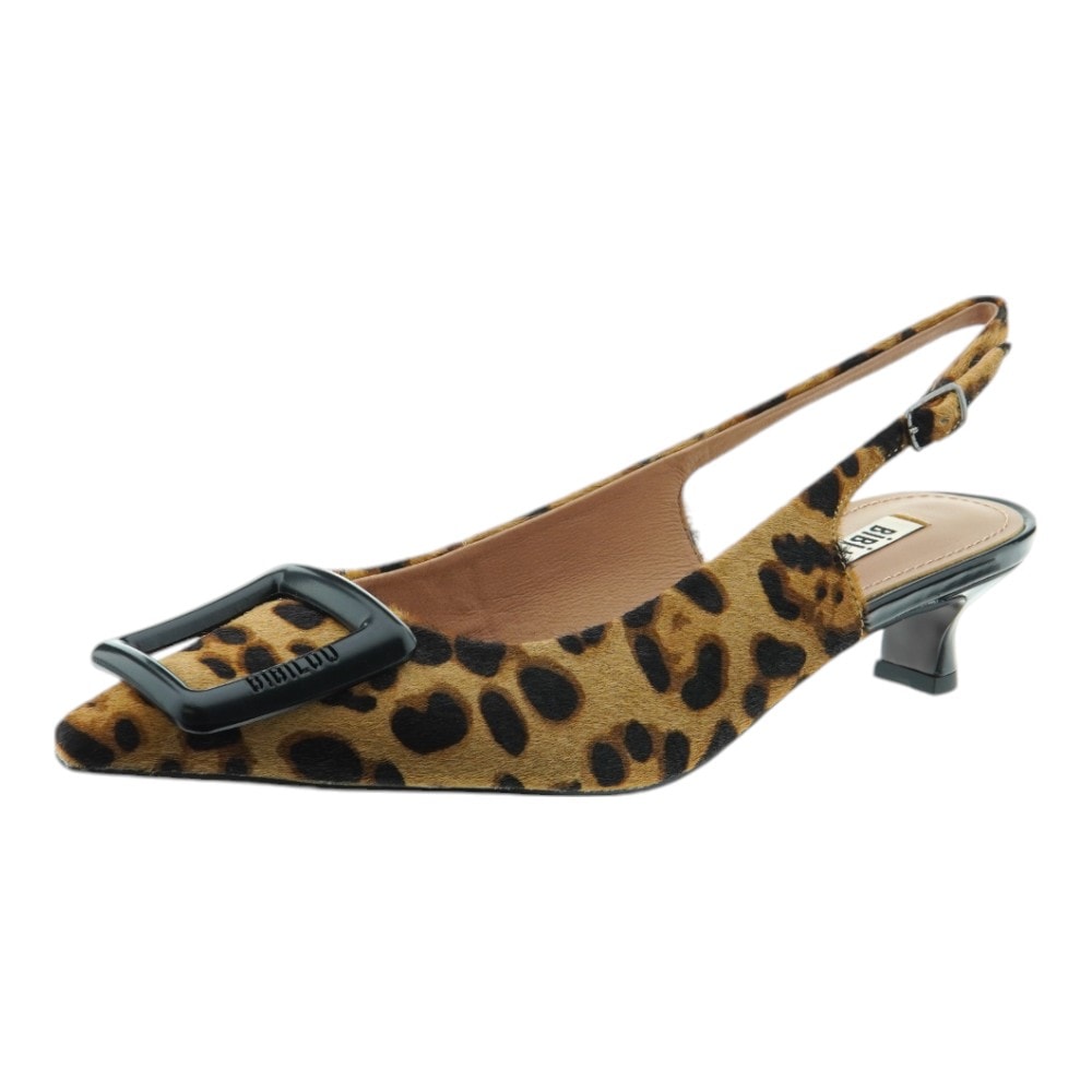 Zapato de tacón destalonado Bibilou leopardo - Elegancia y estilo foto 3