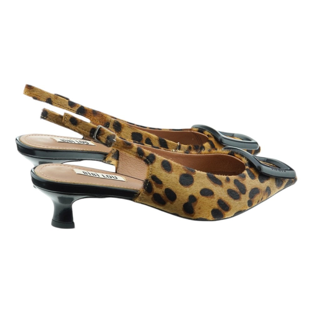 Zapato de tacón destalonado Bibilou leopardo - Elegancia y estilo foto 4