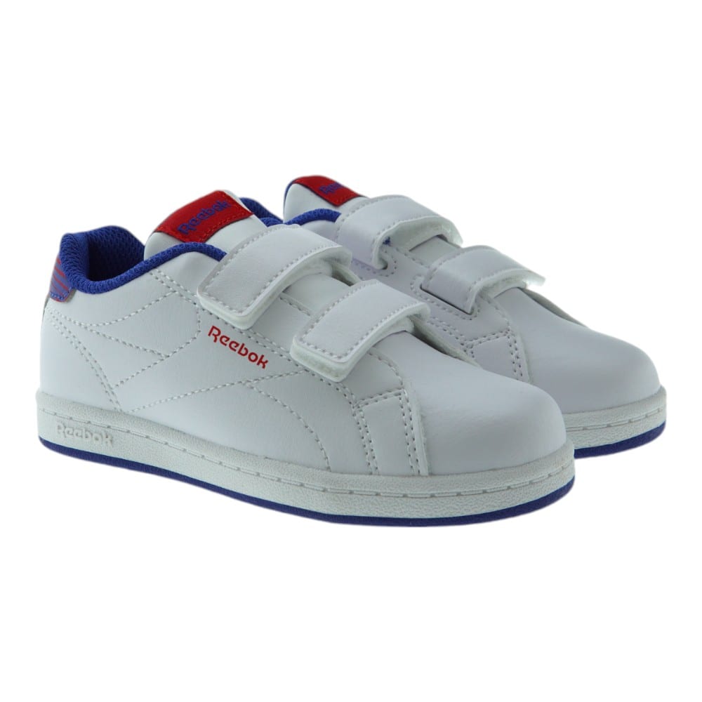 Deportivas Reebok Classic Niño Velcro Blanco-Azulón