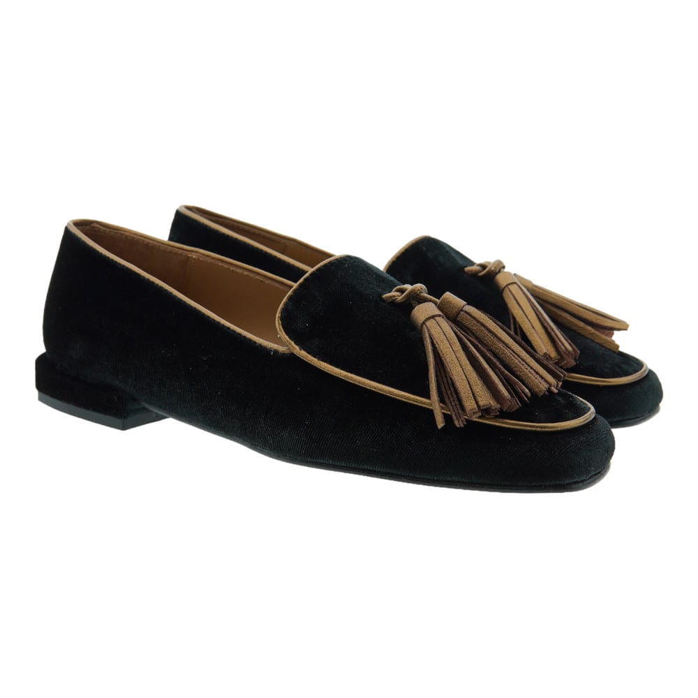 Mocasines mujer terciopelo vestir C Women S-3822