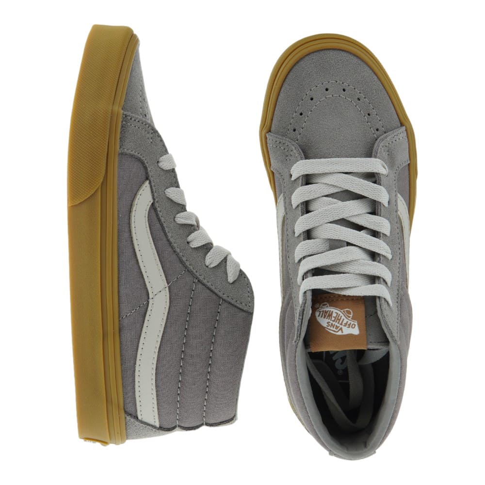 Botas Vans Sk8-Mid - Color Gris con Suela de Goma | Carrile foto 2