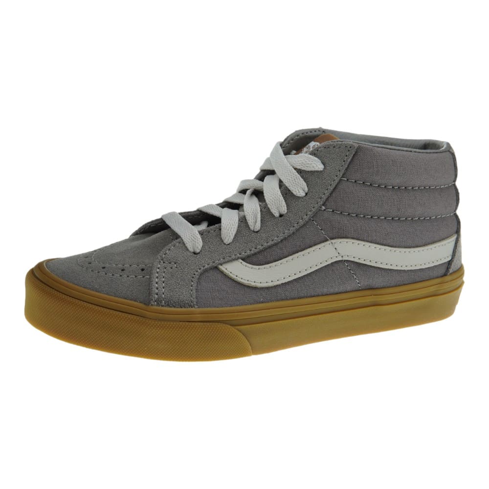 Botas Vans Sk8-Mid - Color Gris con Suela de Goma | Carrile foto 3