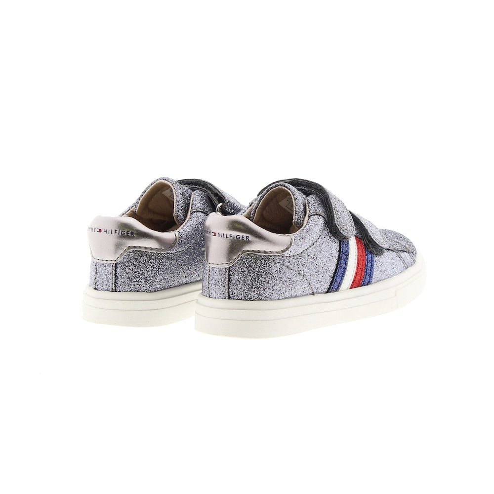 Zapatillas brillantina velcro Tommy Hilfiger T1A4-30426 foto 4