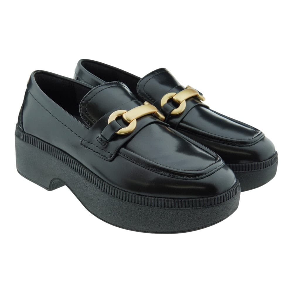 Mocasín Mujer Plataforma Negro FitFlop W F-Luma