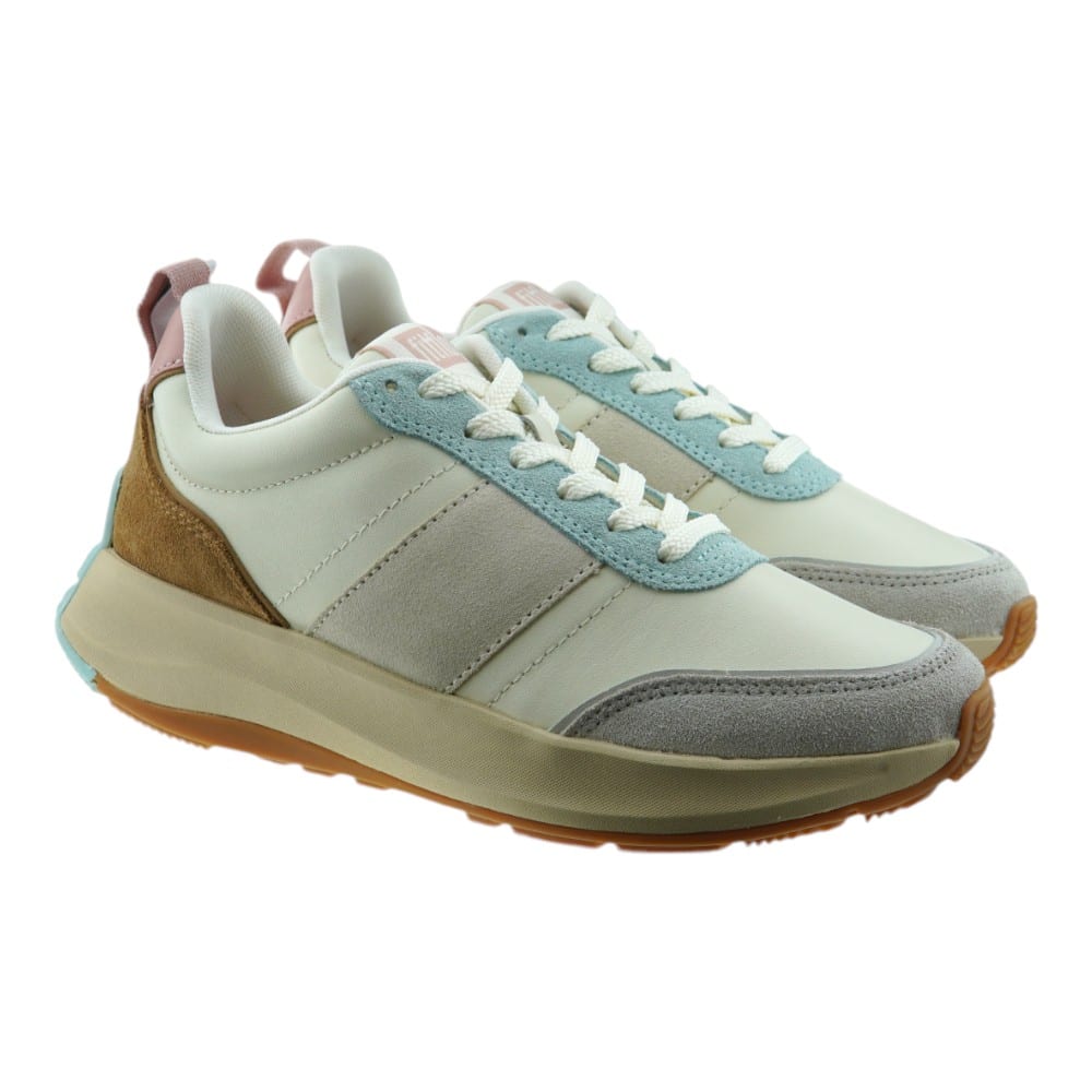 Sneakers Mujer Piel FitFlop W F-Mode Flow Tonos Pastel