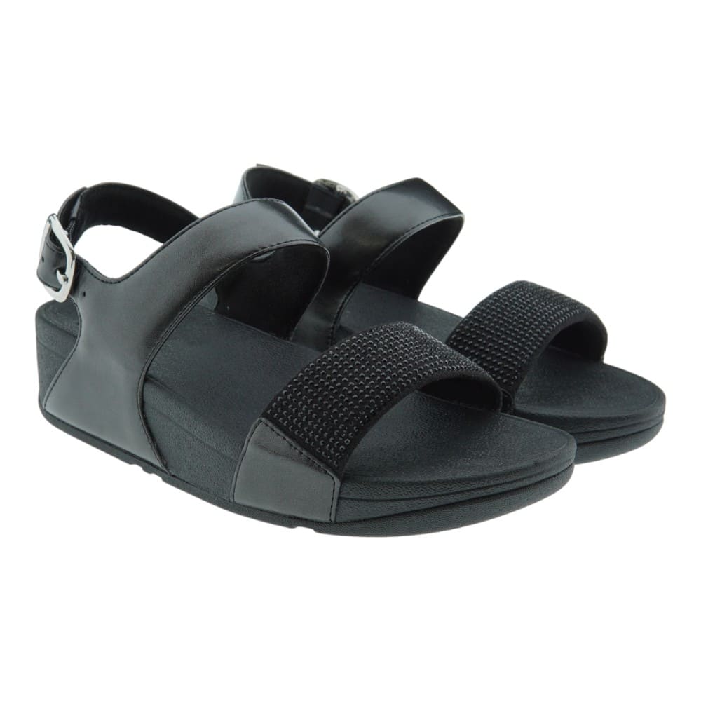 Sandalias FitFlop Negras Strass W Lulu Crystal