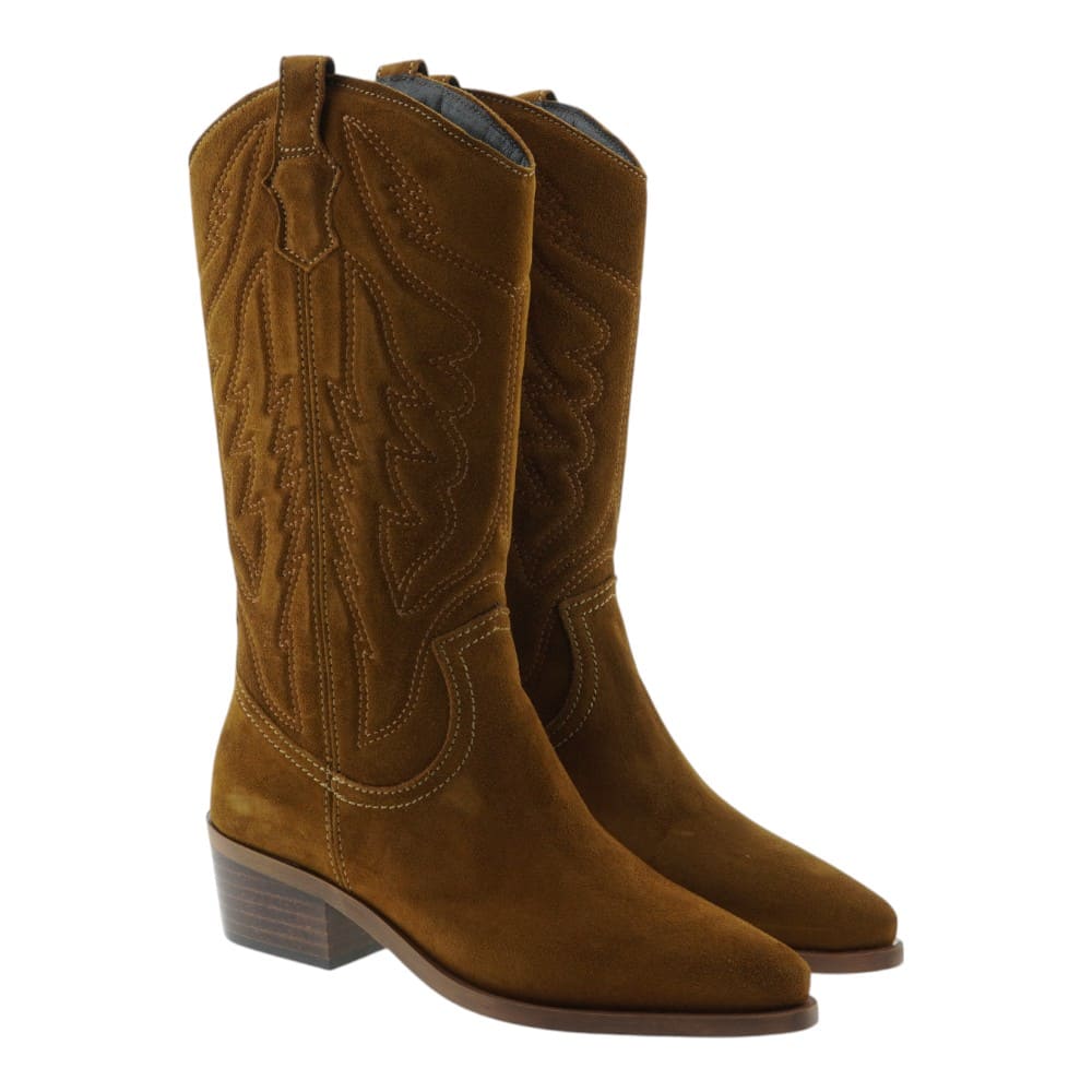 Botas Camperas Mujer Piel Ante Cuero Vexed  Yara 7250